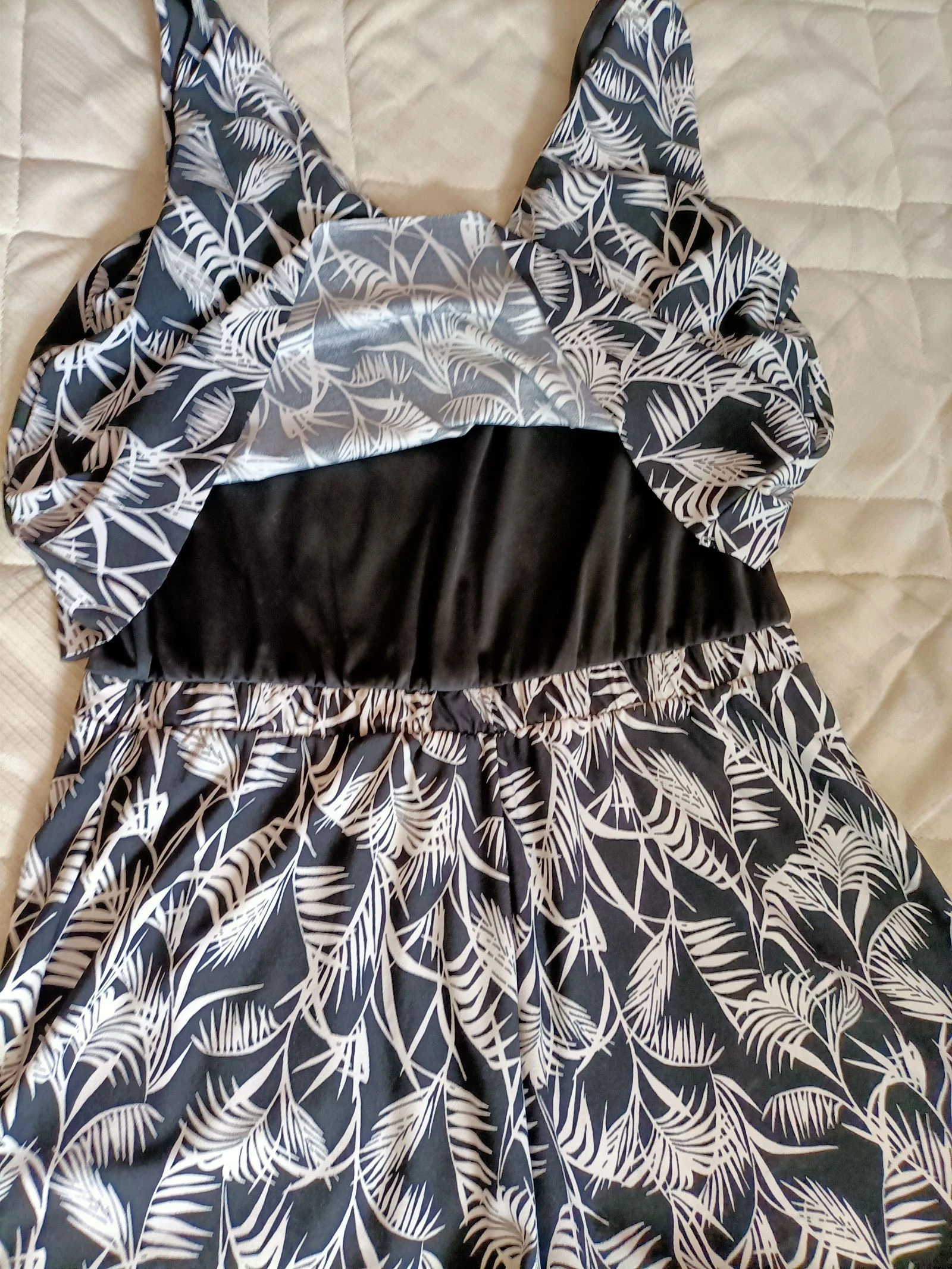 Combishort Mango à motifs palmes - Taille L  – photo 7